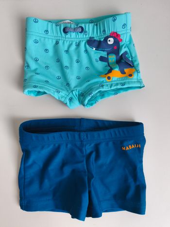 Lot de 2 maillots de bain bébé garçon