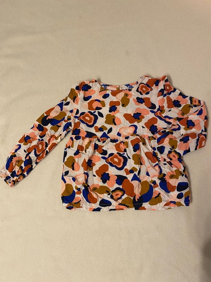 Haut fille Gémo 8 ans – imprimé fleuri 🌼