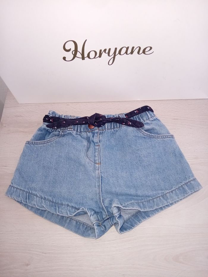 Short en jeans