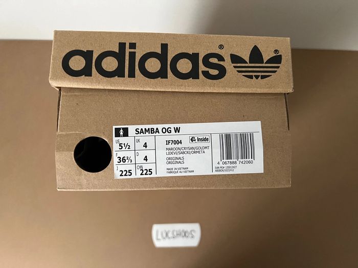 Adidas Samba Maroon Crystal Sand Taille 36,5 - photo numéro 9