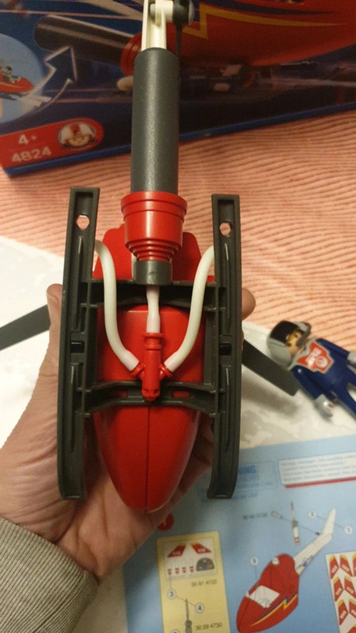 Playmobil hélicoptère pompier - photo numéro 3