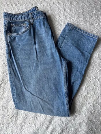Jean taille haute bleu fonce taille 40