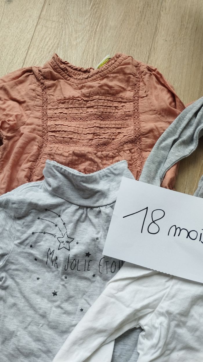 Lot de 4 tee shirt manches longues - photo numéro 2