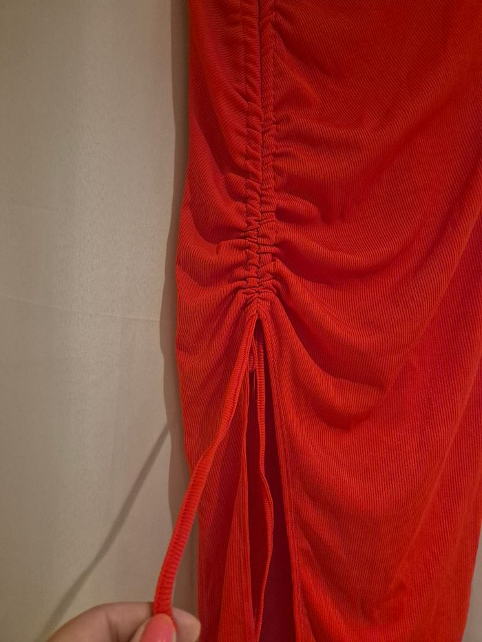 jupe longue femme avec lacet réglable sur le côté - photo numéro 2