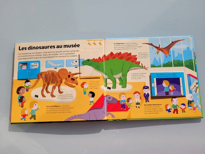 Livre animé à flaps : Le Petit Monde animé Gallimard Jeunesse : La Vie des Dinosaures (63) - photo numéro 13