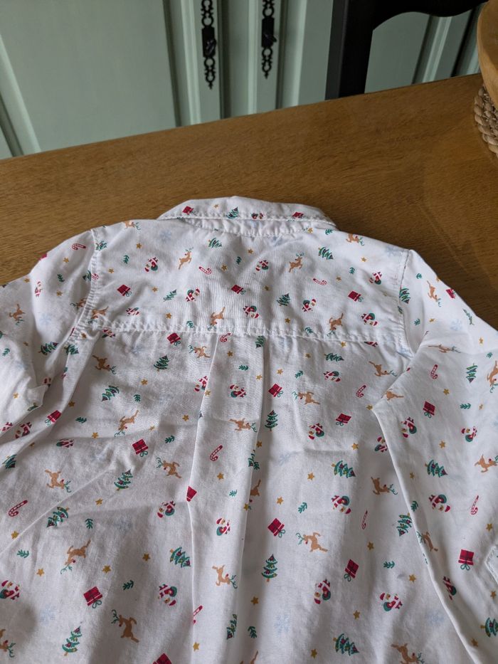 Chemise garçon fête longues manches 1an - photo numéro 3