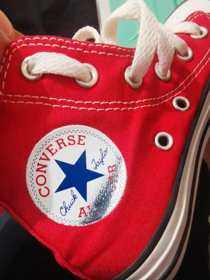 Converse All Star Rouge T28 - photo numéro 5