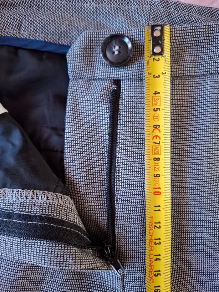Pantalon gris habillé - Benetton - T. 34 - photo numéro 8