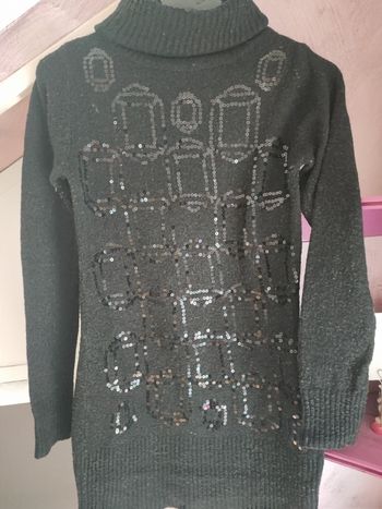 Robe pull col roulé