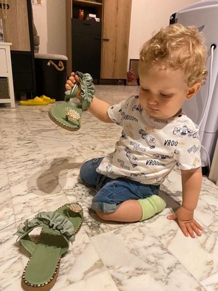 Ensemble 2 pièces, jean et T-shirt, 12 mois - photo numéro 2