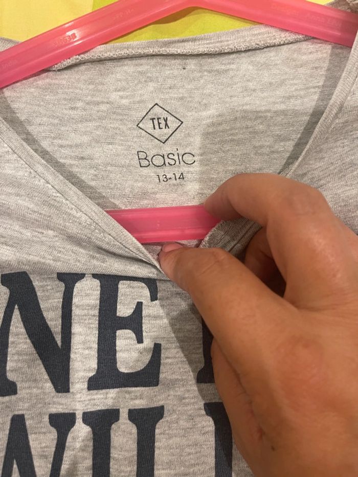 Tee shirt manches longues tex tbe taille 13 14 ans - photo numéro 2