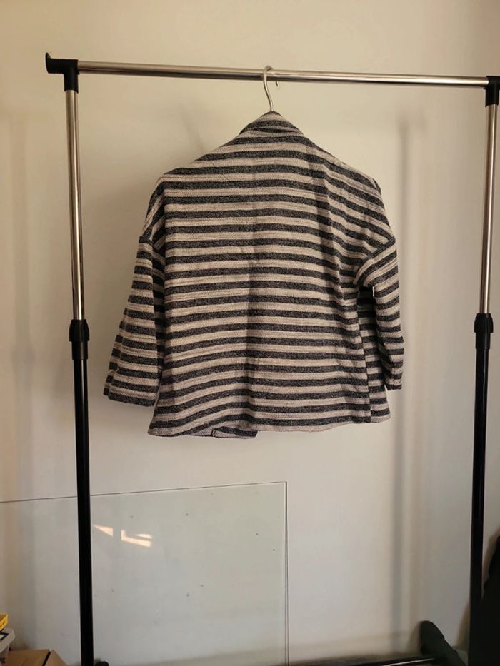 Gilets raye marine et blanc - photo numéro 3