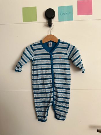 Pyjama petit bateau sans pieds 6 mois