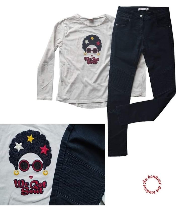 10 ans ensemble teeshirt et pantalon