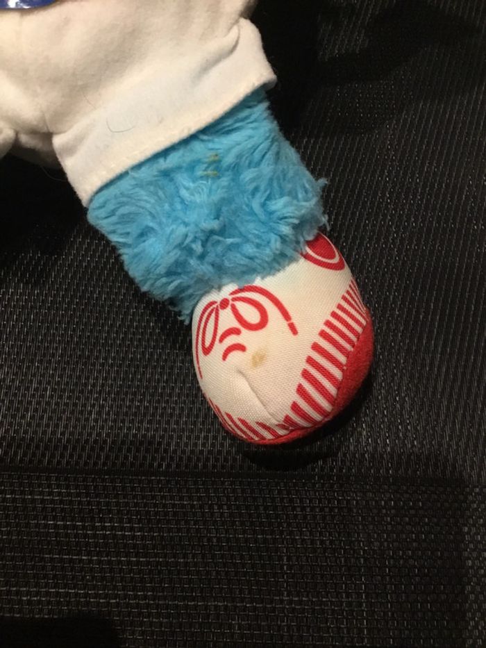 Peluche Popples sportif balle de tennis Mattel sport 1987 vintage - photo numéro 4