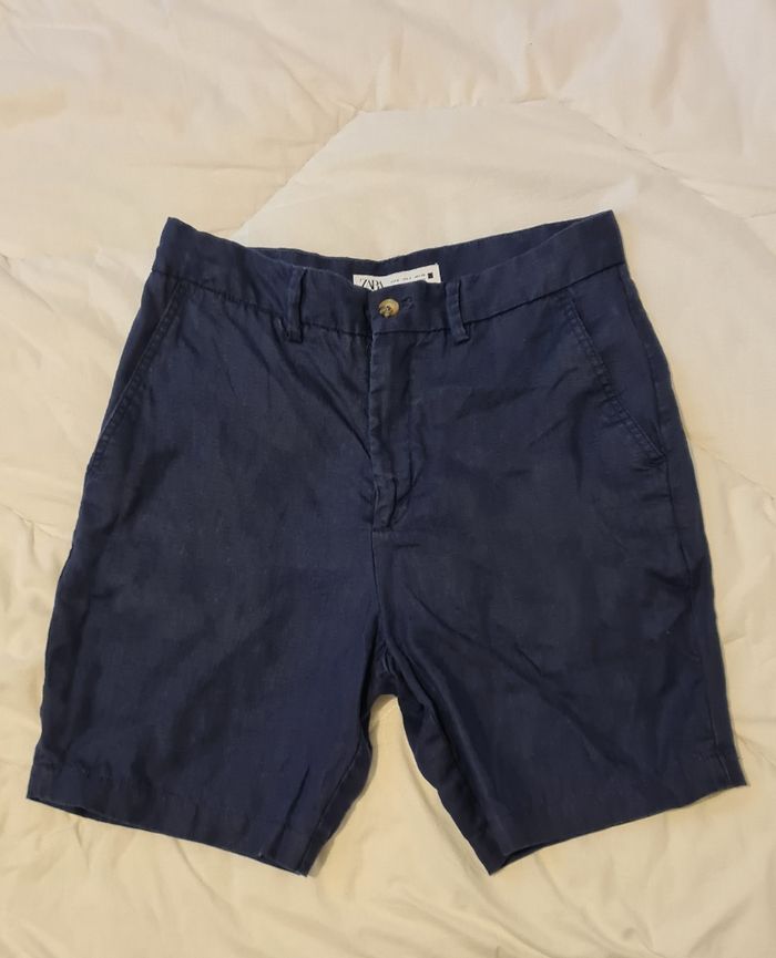 Bermuda en lin zara