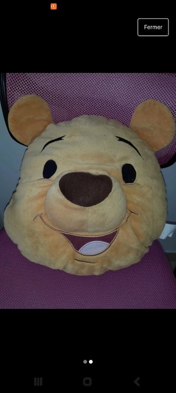 Coussin winnie l ourson