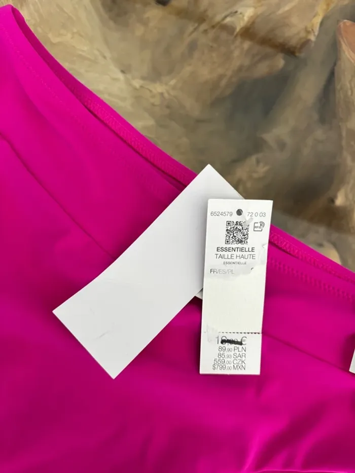 Bas de maillot de bain Etam fushia 36 - photo numéro 4