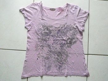 Tee-shirt rose mauve Taille M