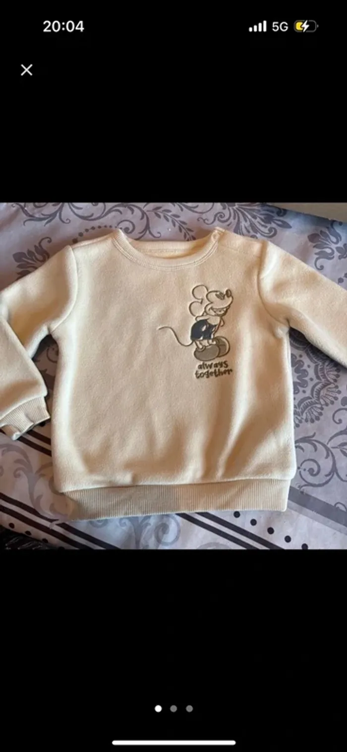 Pull hiver Mickey - photo numéro 3