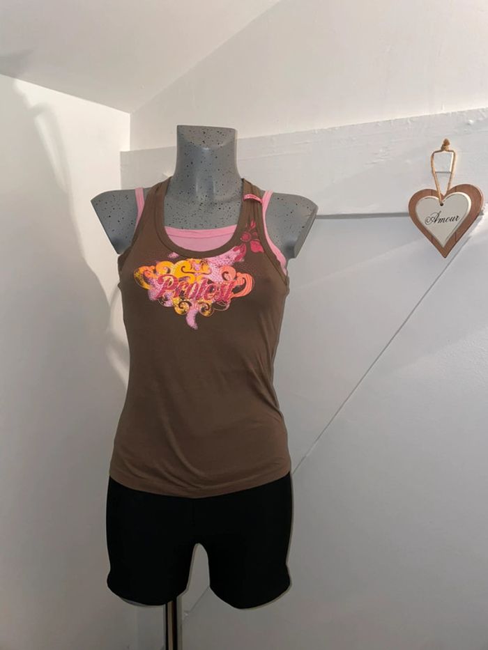 Jolie double débardeur