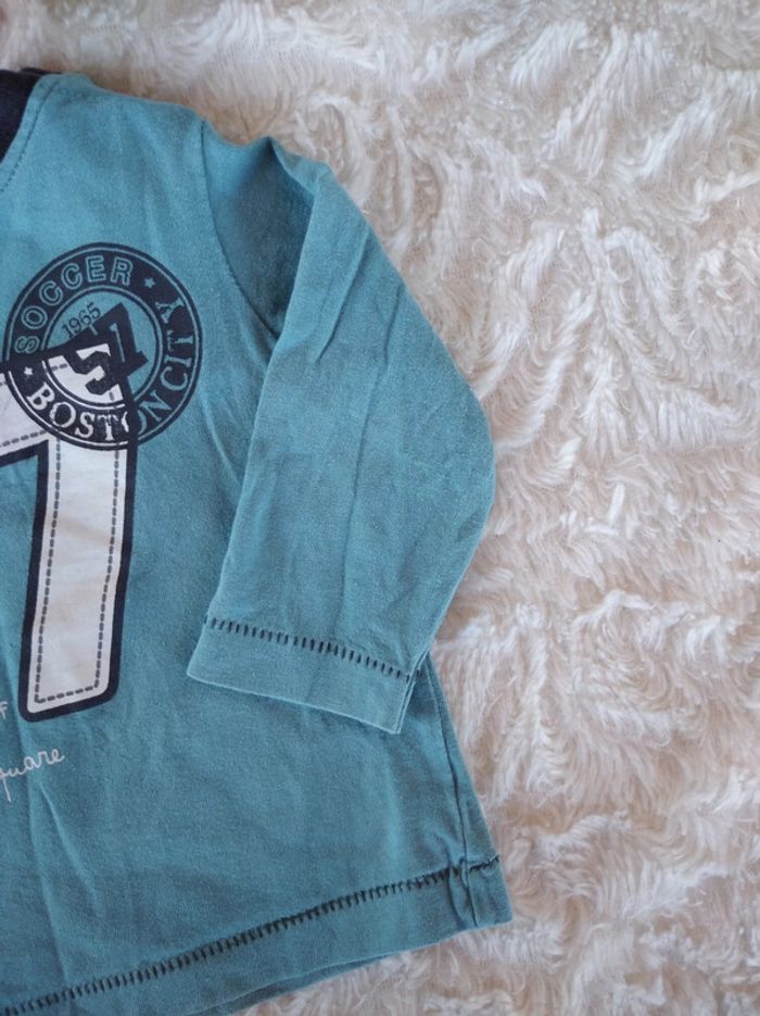 Tee shirt manches longues Garçon 6 mois 57 Boston City Les p'tits babies - photo numéro 5