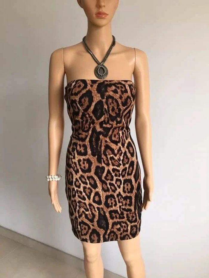 Robe bustier léopard neuve Morgan taille S (valeur 60€)
