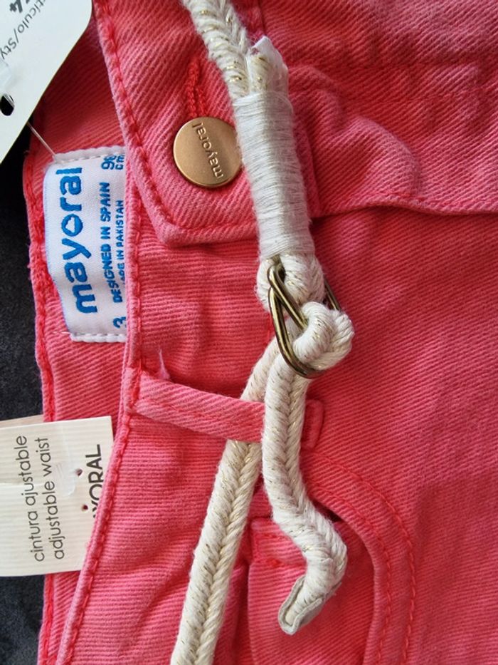Short ceinture Mayoral Pétunia 3ans 98cm - photo numéro 5