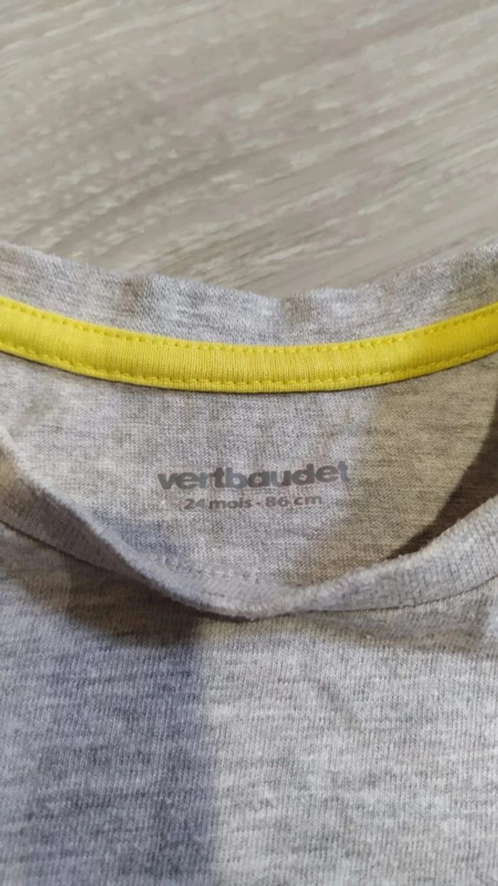 t-shirt mc 2 ans - photo numéro 3