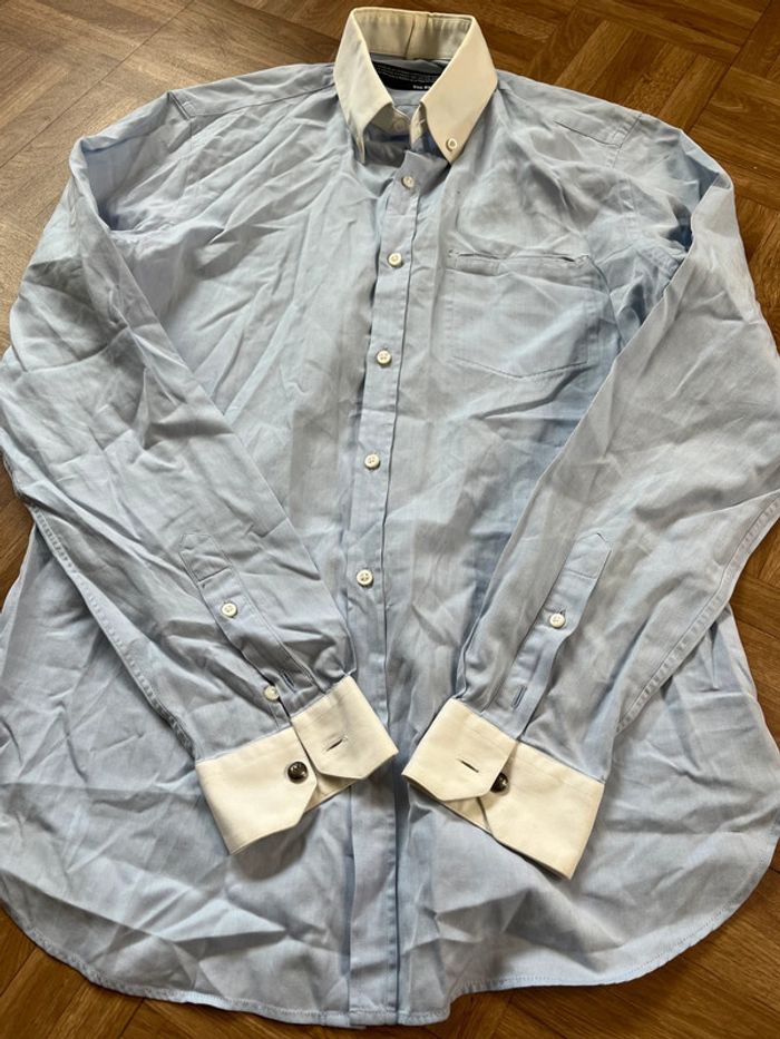 Chemise manches longues bleu The Kooples - photo numéro 2