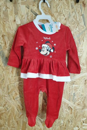 Pyjama de Noël Minnie 3 mois Neuf