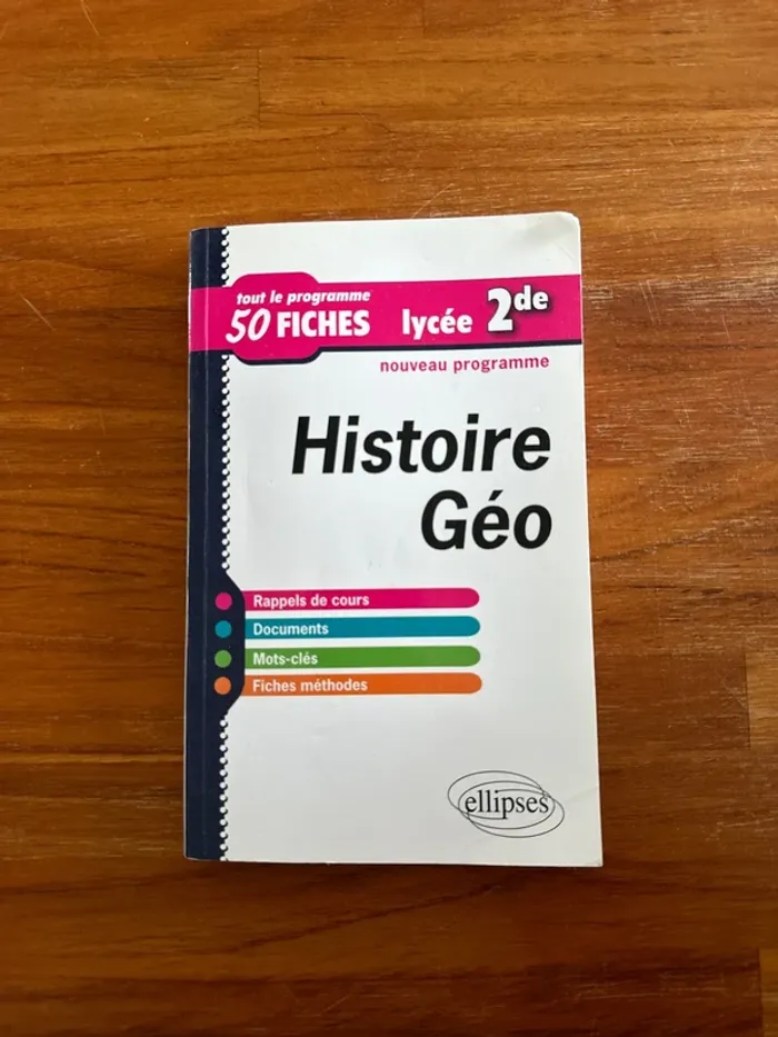 Livre tout le programme 50 fiches lycée seconde