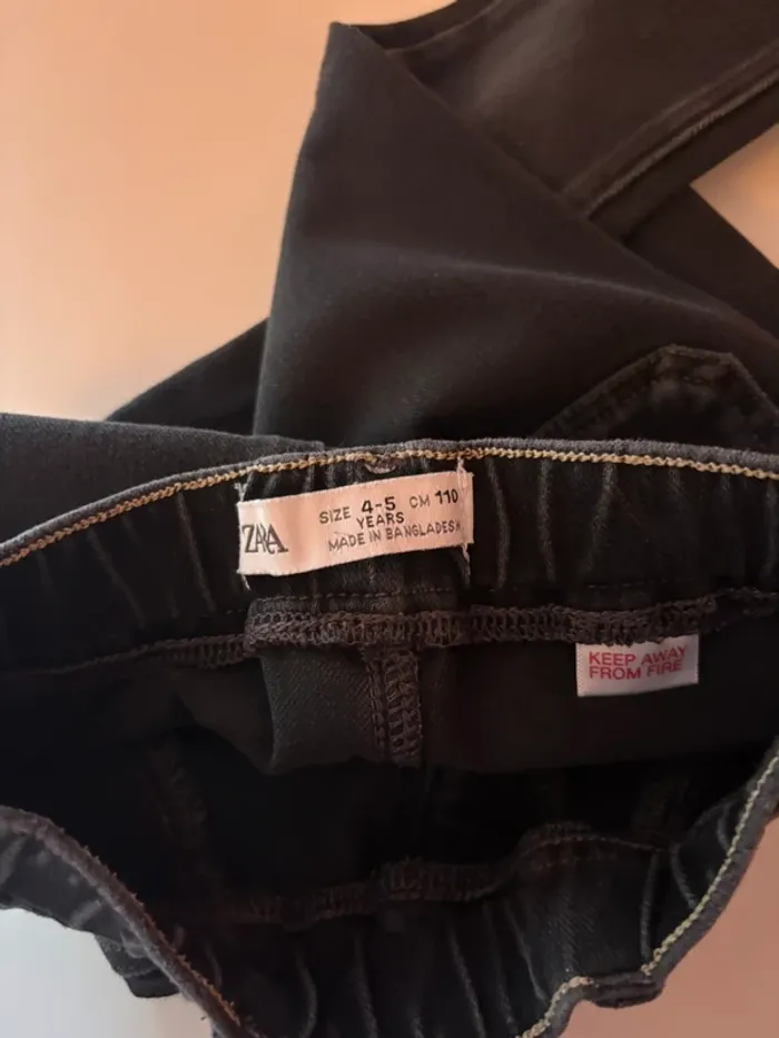 Jegging noir ZARA 4-5Y/110cm - photo numéro 10