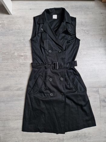 Robe chemise noire neuve camaïeu indiqué taille 36 mais convient à un 34