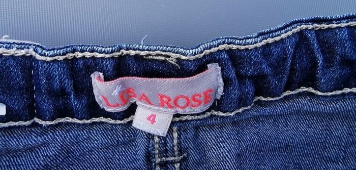 Jupe en jeans 4 ans fille Lisa rose - photo numéro 3