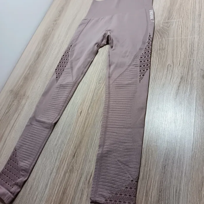 Legging gymshark femme s marron clair beige foncé - photo numéro 3