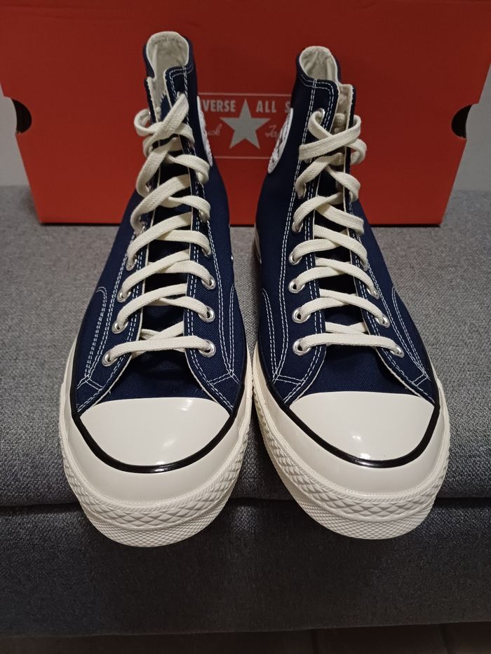 Basket converse neuve toile montante Pointure 45 bleu marine Chuck taylor - photo numéro 5