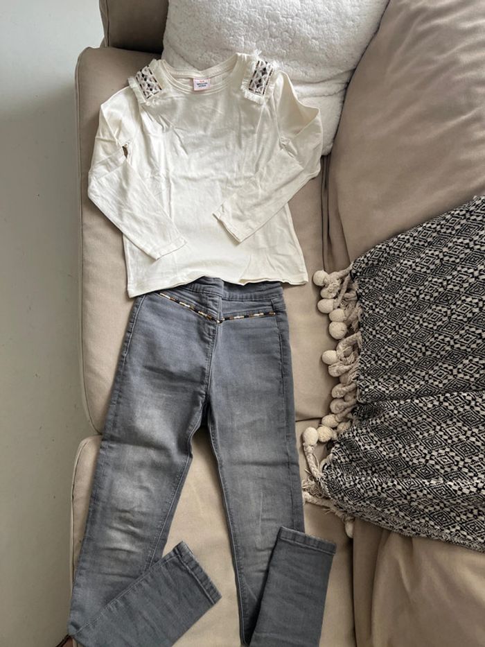 Ensemble pantalon fille TAO 8/9ans - photo numéro 2