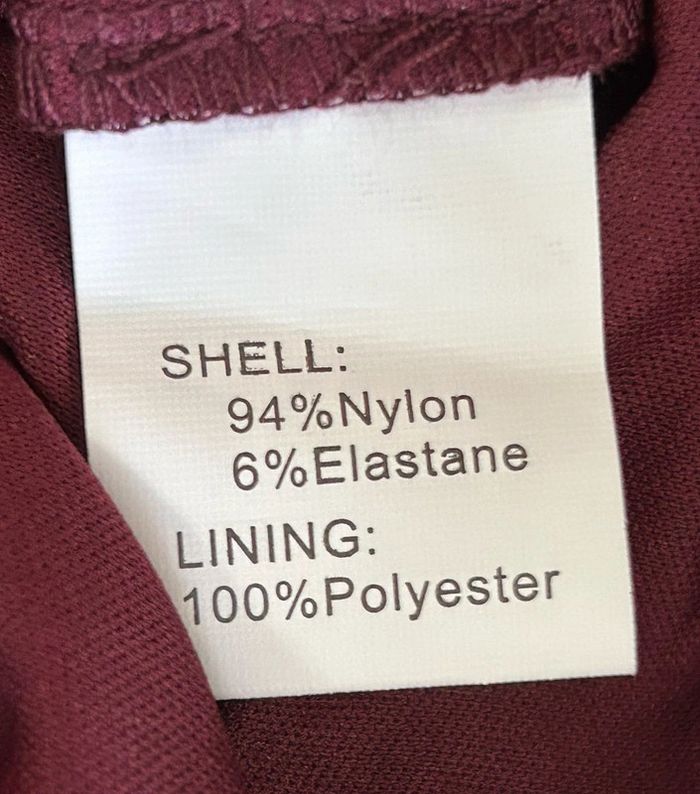 Robe rouge bordeaux taille L daisyaner - photo numéro 6