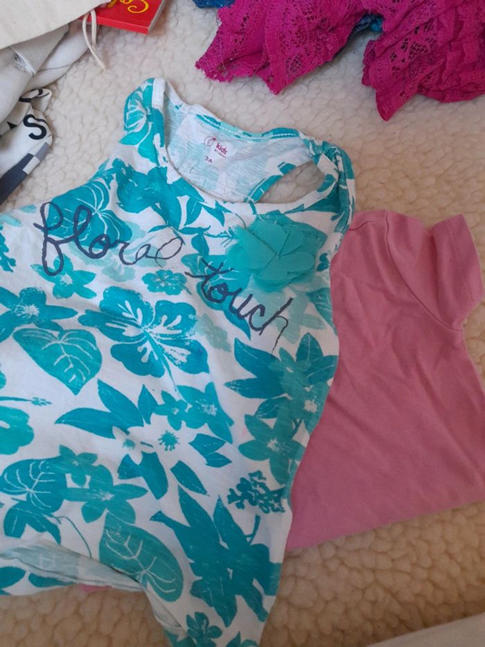 3 ans 2 t-shirt fille - photo numéro 2