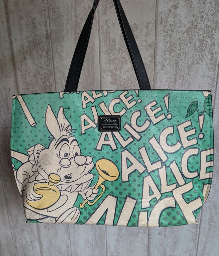 Sac fourre tout Alice vert - photo numéro 2