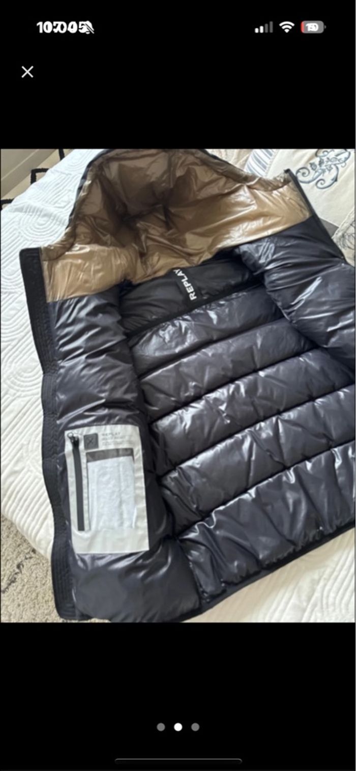 Doudoune replay comme neuf acheté 160 e taille m - photo numéro 3