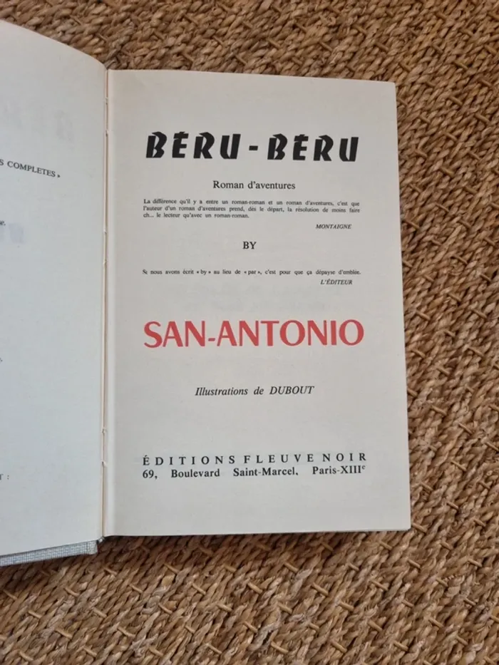 Béru-béru de San Antonio - photo numéro 4