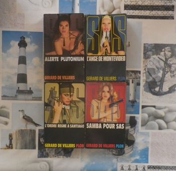 4 SAS Alerte plutonium L'ange de Montévidéo L'ordre règne à Santiago Samba pour SAS