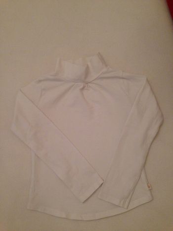 Sous Pull Col Montant Blanc