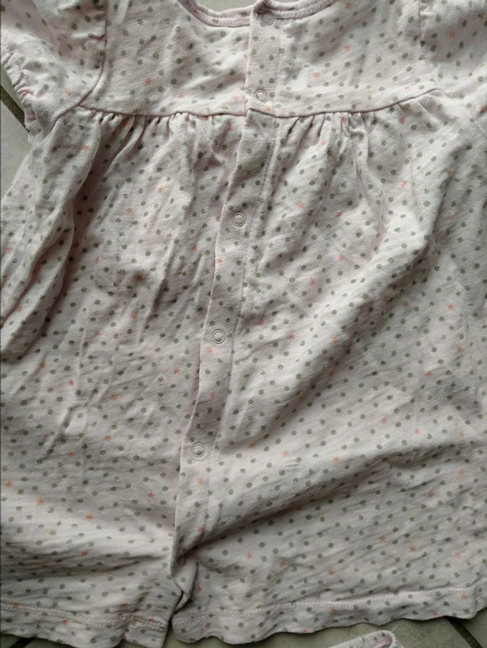 Pyjashort tout mignon rose Bout'chou. Bébé 6 mois - photo numéro 7