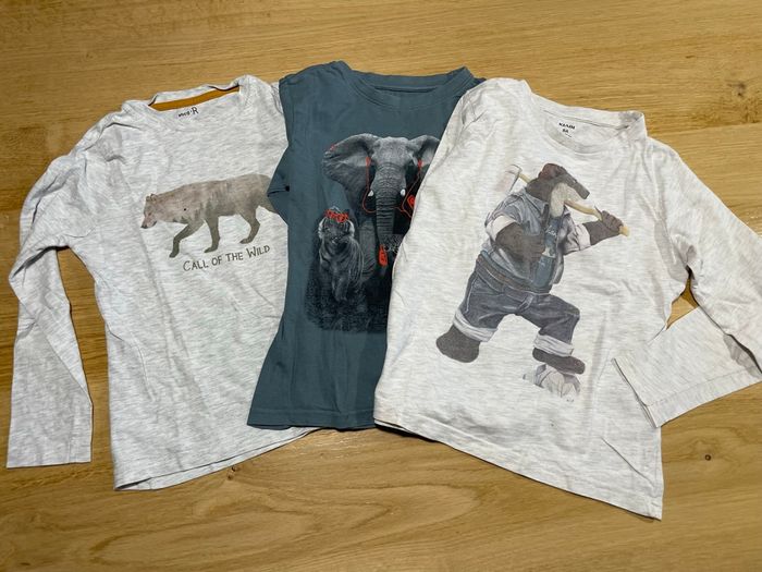Lot 3 tshirts manches longues 8 ans - photo numéro 2