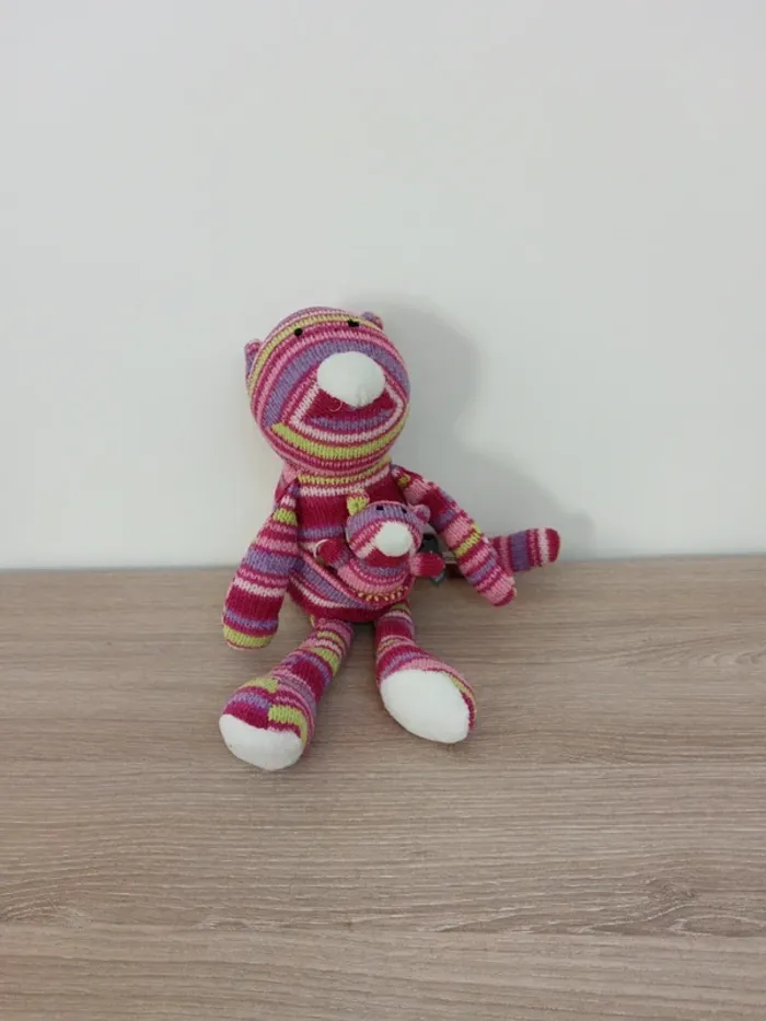 Doudou peluche multicolore Orchestra