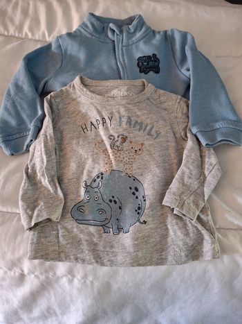Gilet et t-shirt manches longues