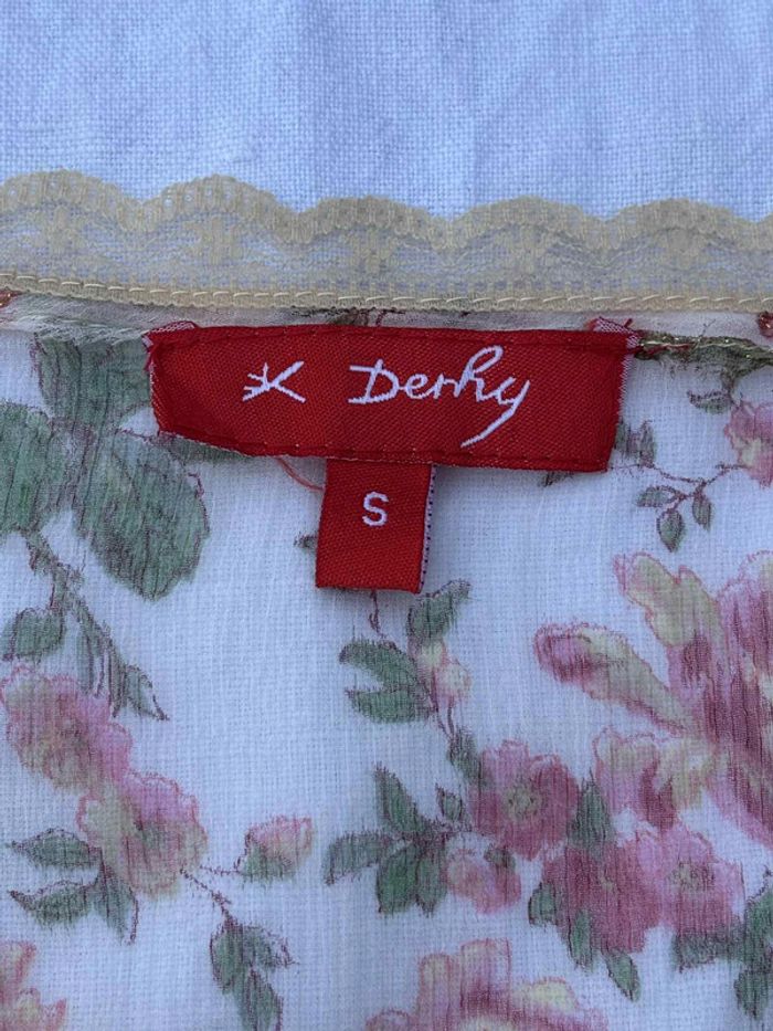 Robe fleurie romantique à dentelle – Taille S – Très bon état - photo numéro 9